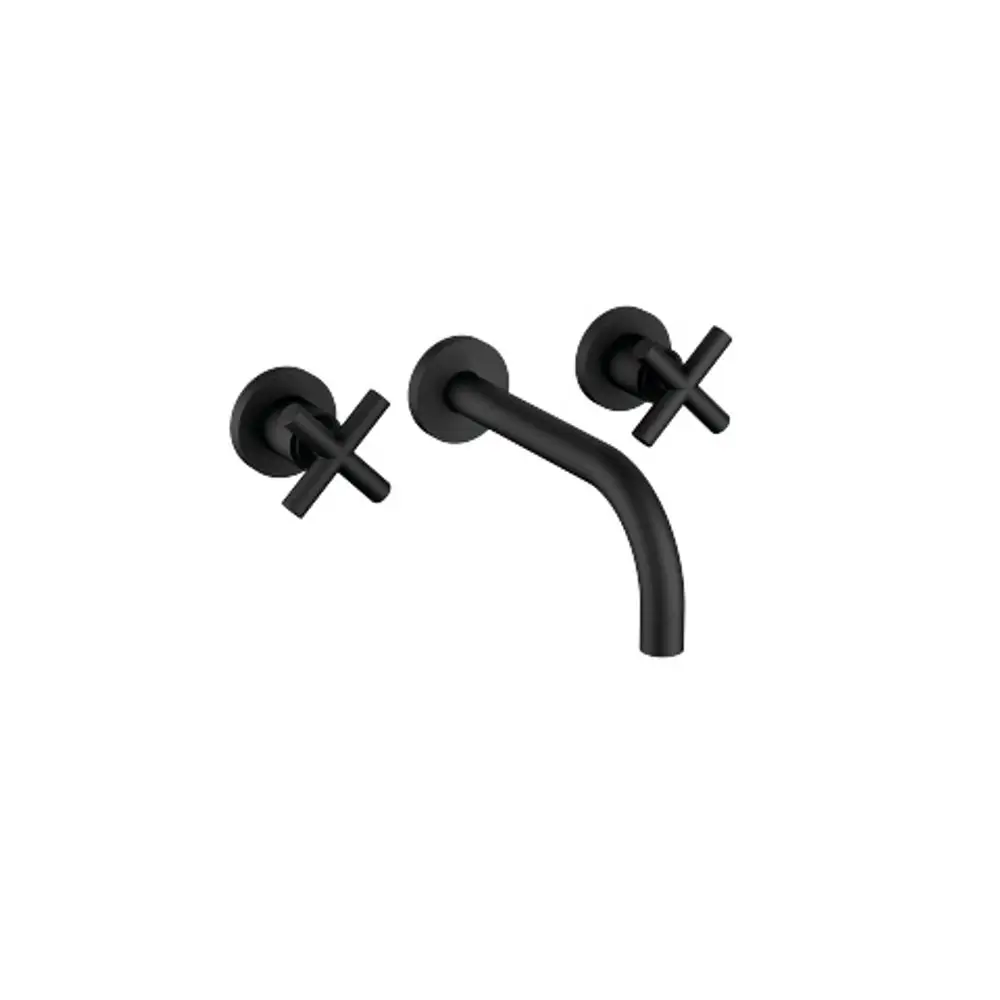 Dornbracht-TARA.-Waschtisch-Wandbatterie-ohne Ablaufgarnitur-Ausladung 190mm-schwarz matt, 36712892-33 Galeriebild 1